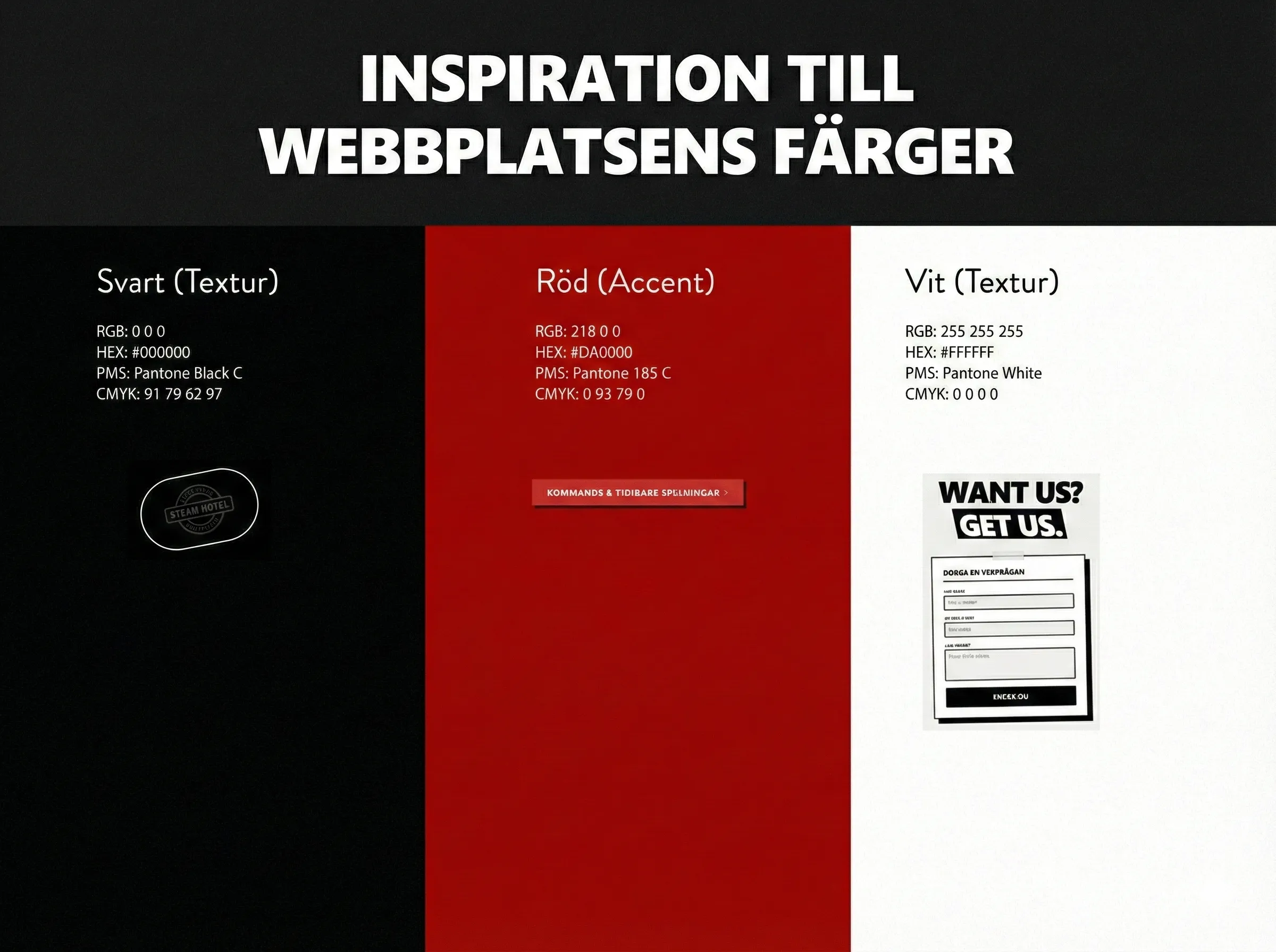 Designsystem och färger